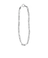 Federica Tosi Polished-effect Cable-knit Necklace In Gray