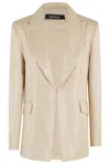 Federica Tosi Raffia Sequins Blazer