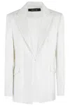 Federica Tosi Raffia Sequins Blazer