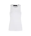 Shop Federica Tosi Cotton Tank Top In White