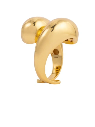 Federica Tosi Ring Isa Gold In Metallic