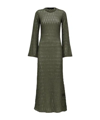 FEDERICA TOSI ROUND-COLLAR LONG-SLEEVED DRESS