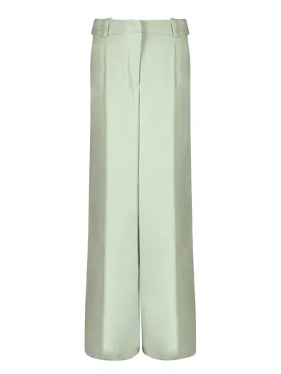FEDERICA TOSI SAGE GREEN TAILORED TROUSERS