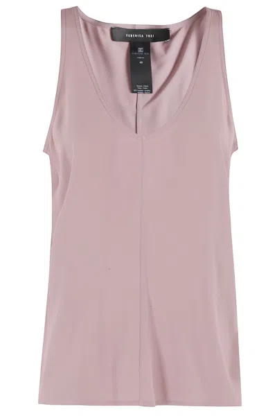 Federica Tosi Sbieca Crepe De Chine In Pink