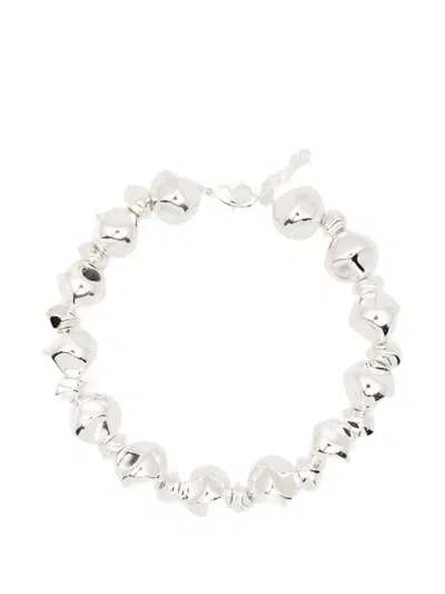 Federica Tosi Sculptural-link Necklace In Metallic