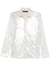 FEDERICA TOSI SEQUIN-EMBELLISHED SHIRT