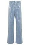 Shop Federica Tosi Sequined Denim Trousers