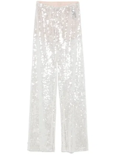 Federica Tosi Sequinned Trousers In Black