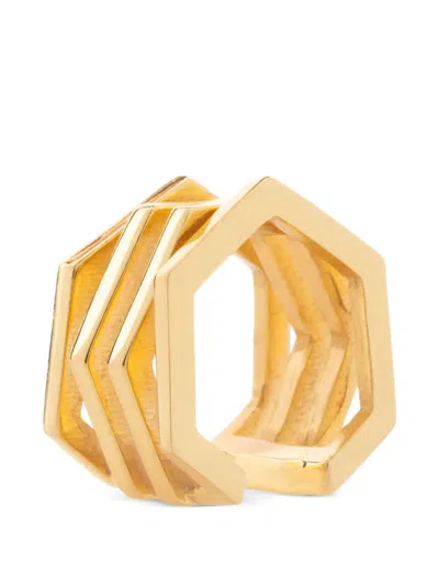 Federica Tosi Serena Open Band Ring In Gold