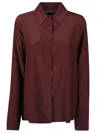 Federica Tosi Brown Cotton Canvas Oversized Shirt