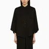 Federica Tosi Black Viscose Shirt In Black