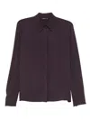 Federica Tosi Button-down Shirt In Purple