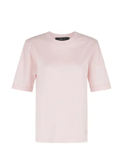 Federica Tosi T-shirt In Jersey Di Cotone In Pink