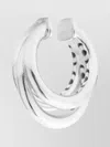 Federica Tosi Ear Cuff Ale Silver In White