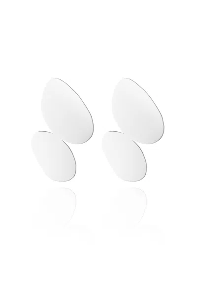 Federica Tosi Silver Jenny 925 Silver-plated Bronze Metal Earrings In Multi