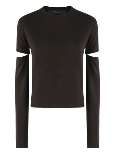 FEDERICA TOSI SPLIT-SLEEVE SWEATER