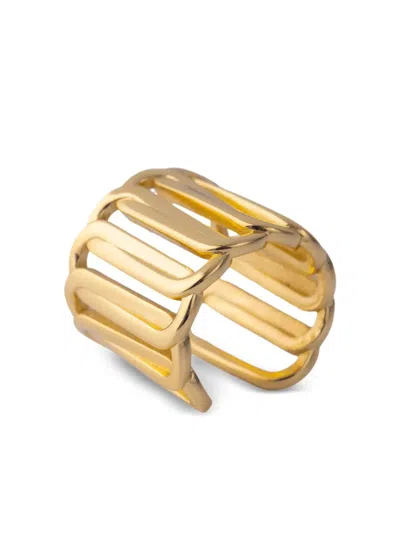 FEDERICA TOSI SQUARE GOLD RING