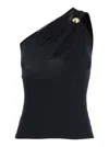 Federica Tosi Tank Top With Cut-out Detail In Black