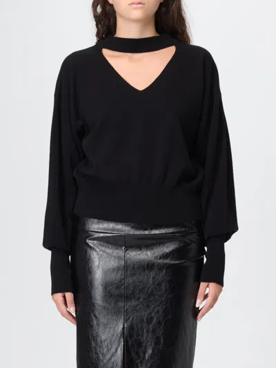 FEDERICA TOSI SWEATER FEDERICA TOSI WOMAN COLOR BLACK,H29416002