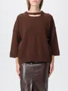Federica Tosi Sweater  Woman Color Brown