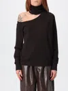 Federica Tosi Sweater  Woman Color Brown In Animal Print