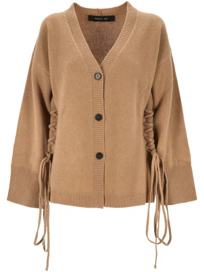 Federica Tosi Sweaters In Brown