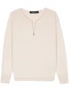 Federica Tosi Maglia Scollo V In White