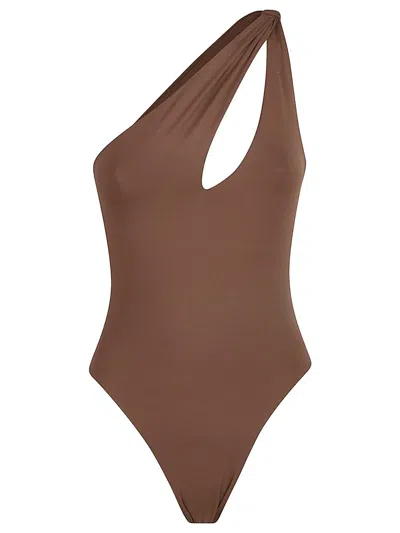 Federica Tosi Swimwear In Brown