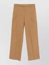 Federica Tosi Tailored Canvas Trousers With Front Pleats