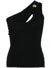 Federica Tosi Tank Top With Cut-out Detail In Black