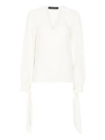 Federica Tosi Tie-cuff Blouse In White