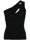 Federica Tosi Tank Top With Cut-out Detail In Black