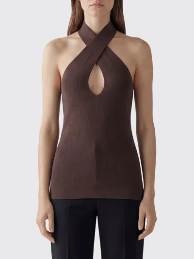 Federica Tosi Top Woman  In Brown