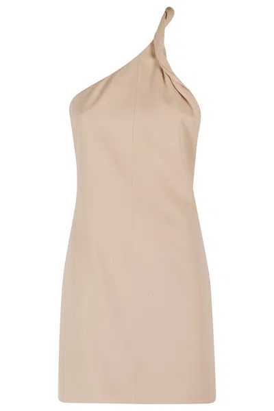 Federica Tosi Torcion Mini Dress With Unique Neckline
