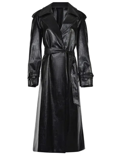 Federica Tosi Trench Coat In Black