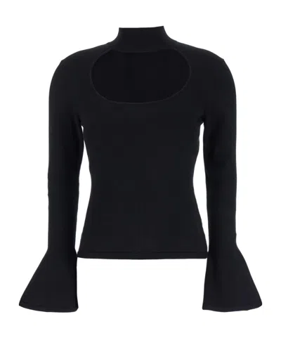 FEDERICA TOSI TRUMPET-SLEEVE SWEATER