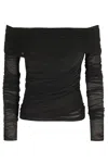 Federica Tosi Tulle Sweater In Black