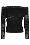Federica Tosi Tulle Sweater In Black