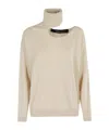 Federica Tosi Cut-out Detail Sweater In Nude