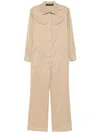 Federica Tosi Twill Suit In Neutrals