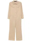 Federica Tosi Twill Suit In Beige