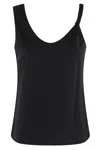 Federica Tosi Sleeveless Vest In Black