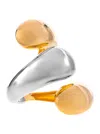 Federica Tosi Bracelet Isa Bicolor In Gold