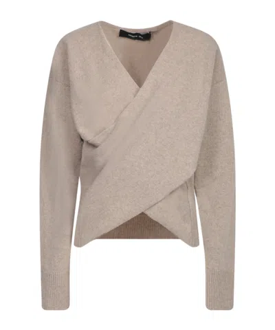 FEDERICA TOSI V-NECK CROSSOVER SWEATER