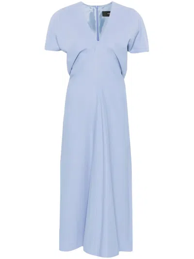 FEDERICA TOSI V-NECK MIDI DRESS