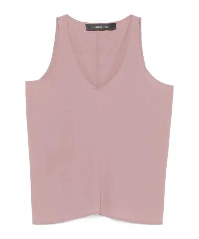 FEDERICA TOSI V-NECK TOP