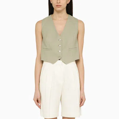 Federica Tosi Vests In Green