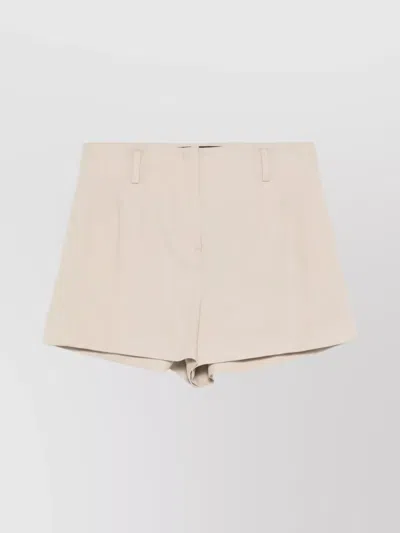 Federica Tosi Viscose High Waist Tailored Shorts