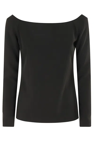 FEDERICA TOSI FEDERICA TOSI WIDE BOAT NECK TOP