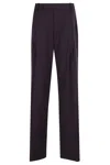 Federica Tosi Wide Frescolana Trousers In Blue